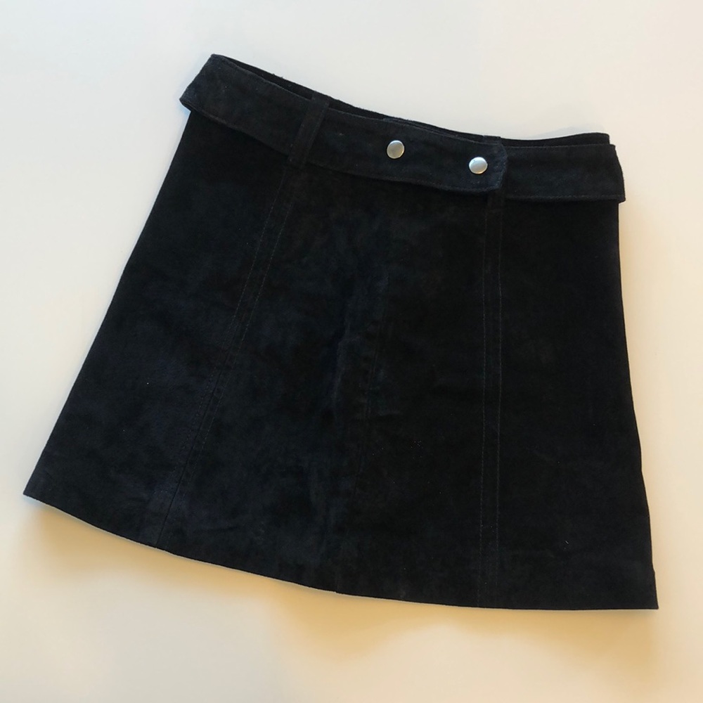 Zara Suede Mini Skirt